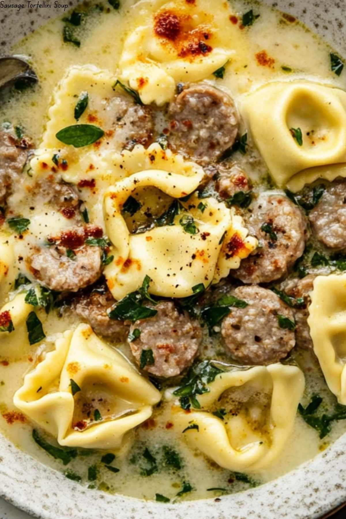 Sausage Tortellini Soup