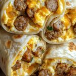 Cheesy Sausage and Egg Wraps 5 Cheesy Sausage and Egg Wraps