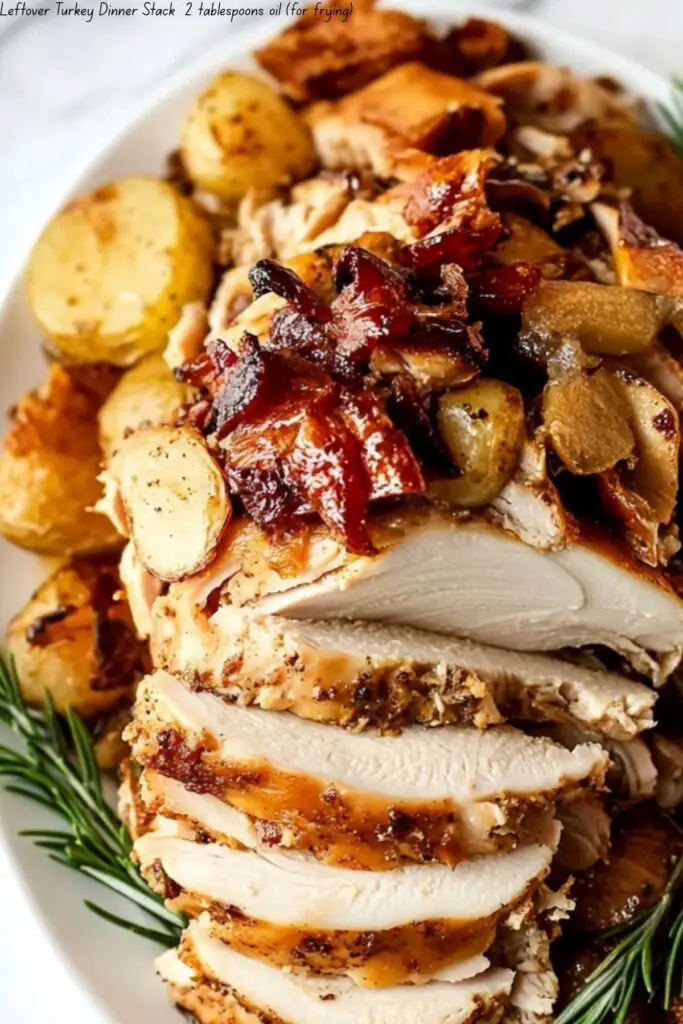 Leftover Turkey Dinner Stack 4 Leftover Turkey Dinner Stack