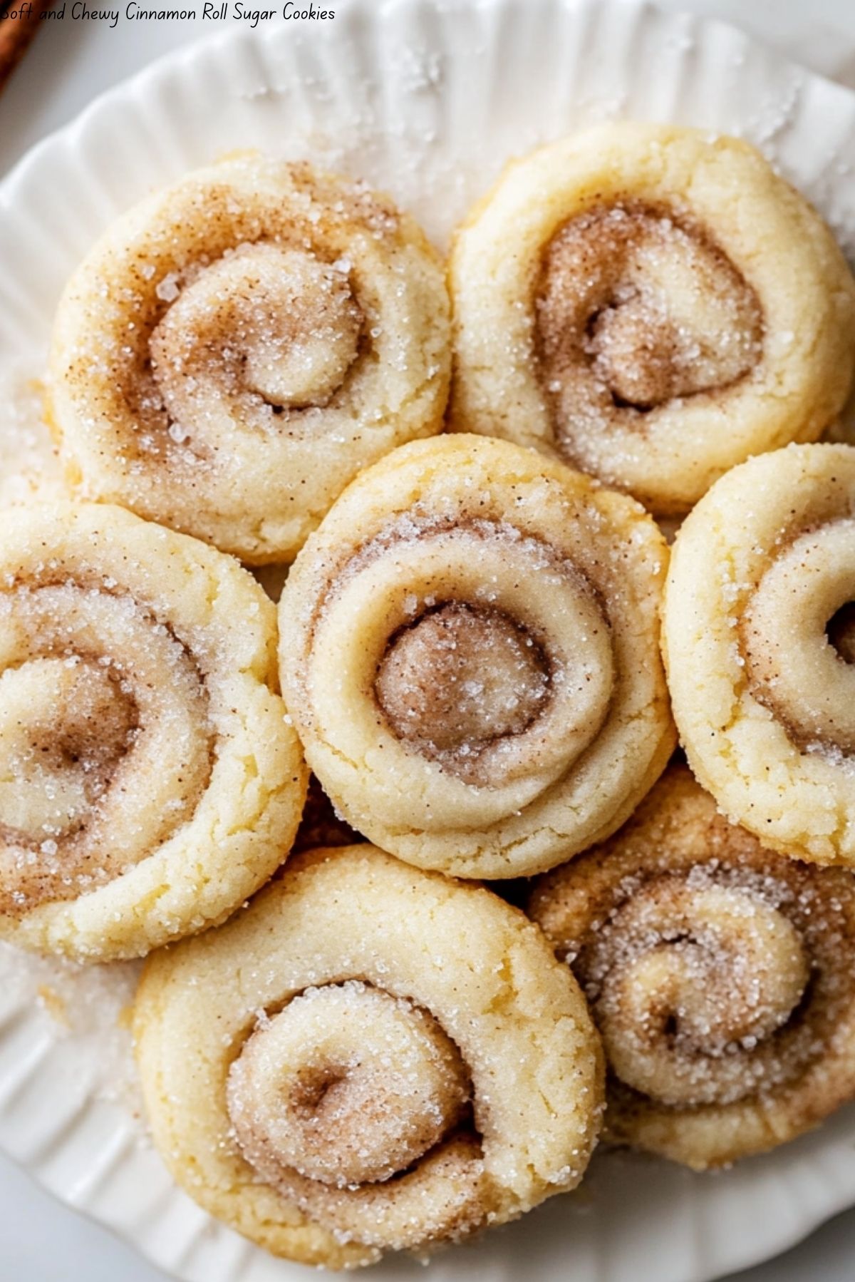 Soft and Chewy Cinnamon Roll Sugar Cookies