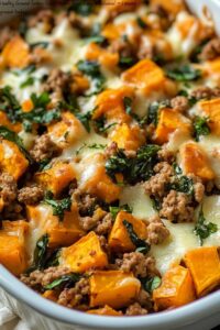 Healthy Ground Turkey Sweet Potato Bake: Easy & Delicious!