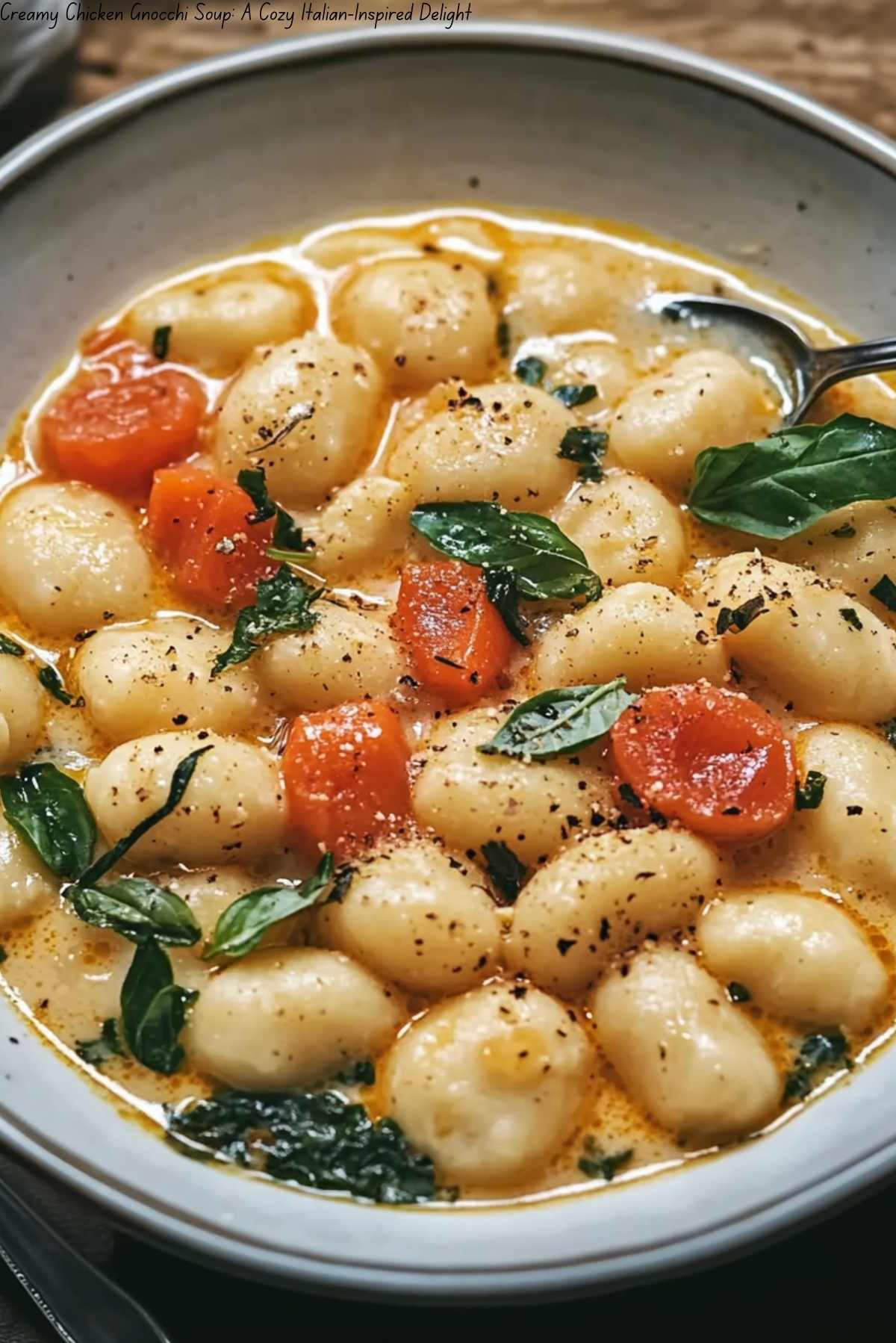 Creamy Chicken Gnocchi Soup: A Cozy Italian-Inspired Delight