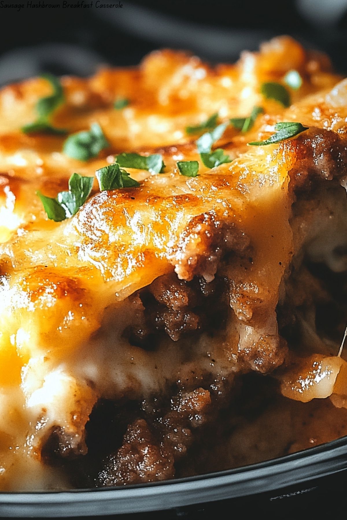 Sausage Hashbrown Breakfast Casserole