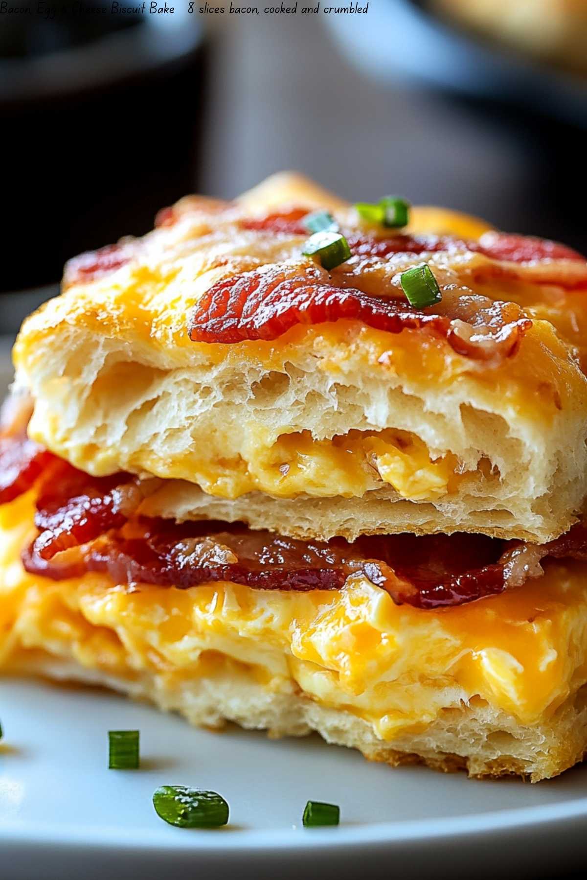 Bacon, Egg & Cheese Biscuit Bake