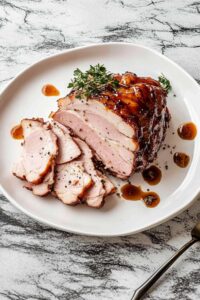 Bourbon Glazed Baked Ham