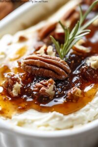 Goat Cheese Appetizer Spread with Fig Jam and Pecans