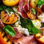 Grilled Nectarine Burrata Prosciutto Salad For the Salad 5 Grilled Nectarine Burrata Prosciutto Salad For the Salad