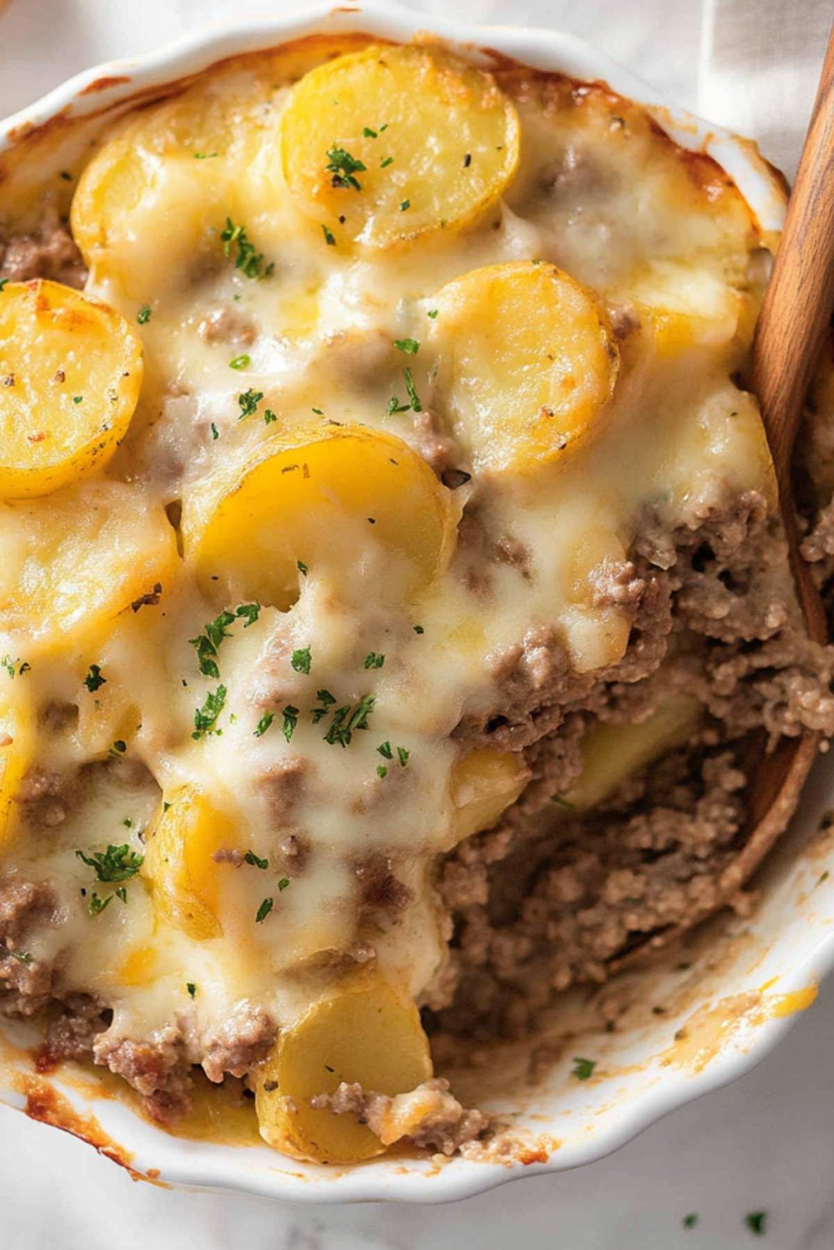 Hamburger Potato Casserole