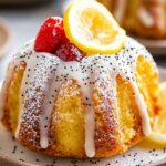 Mini Lemon Poppy Seed Bundt Cakes 5 Mini Lemon Poppy Seed Bundt Cakes