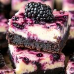 Blackberry Cheesecake Brownies 5 Blackberry Cheesecake Brownies