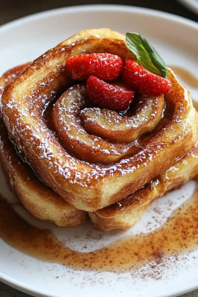 Cinnamon Roll French Toast: A Decadent Breakfast Fusion 4 Cinnamon Roll French Toast: A Decadent Breakfast Fusion
