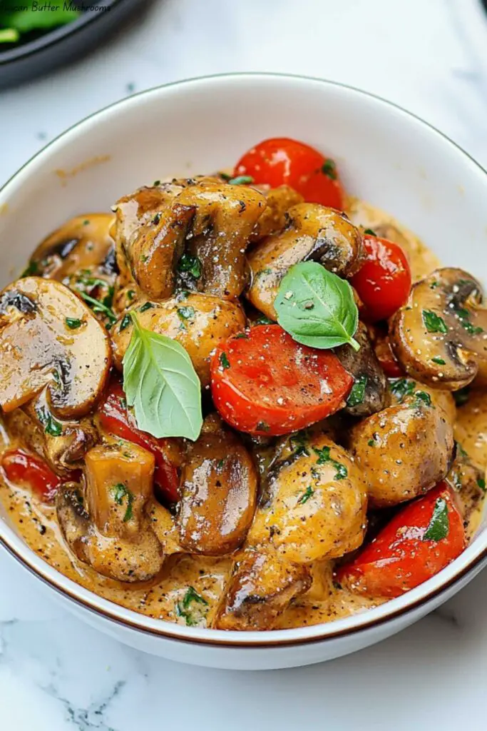 Tuscan Butter Mushrooms 4 Tuscan Butter Mushrooms