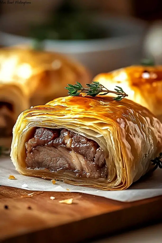Mini Beef Wellingtons 4 Mini Beef Wellingtons
