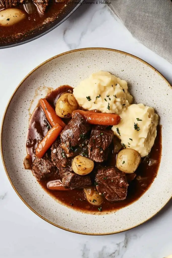 Classic French Beef Bourguignon 4 Classic French Beef Bourguignon