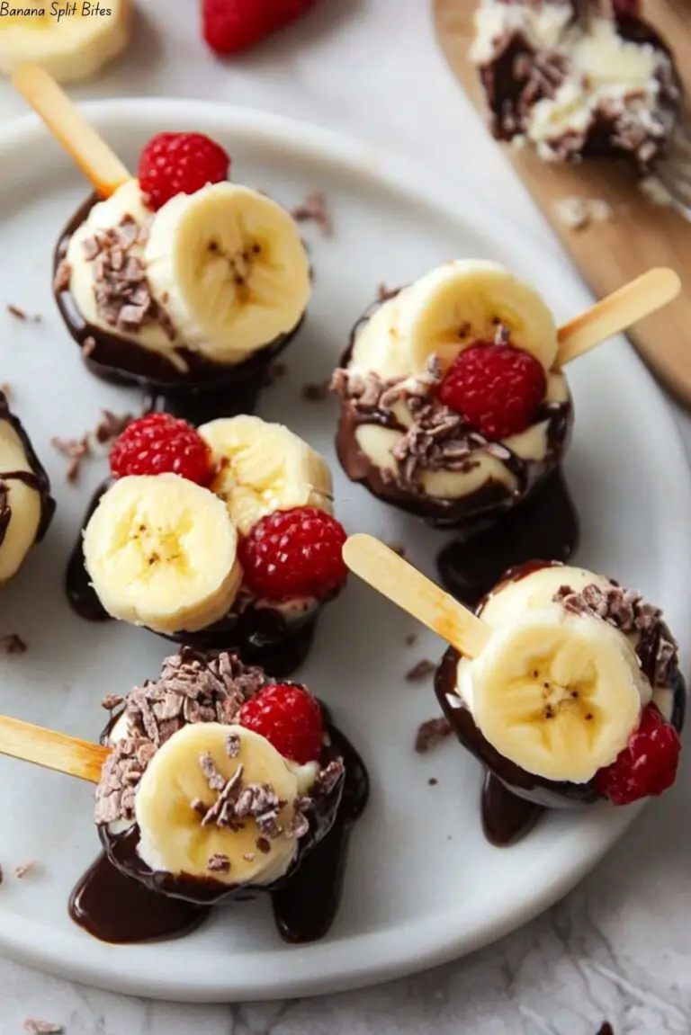 Banana Split Bites