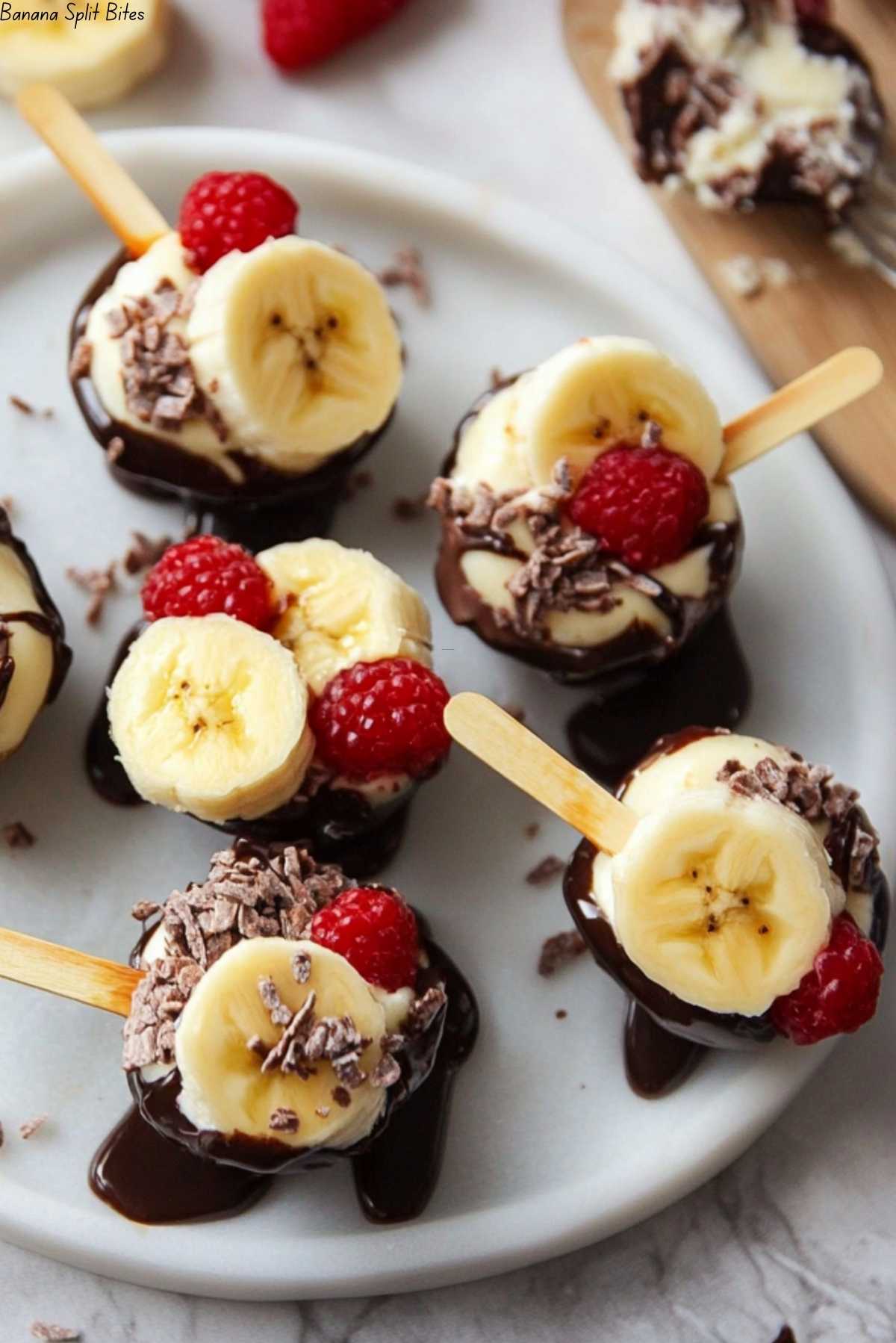 Banana Split Bites