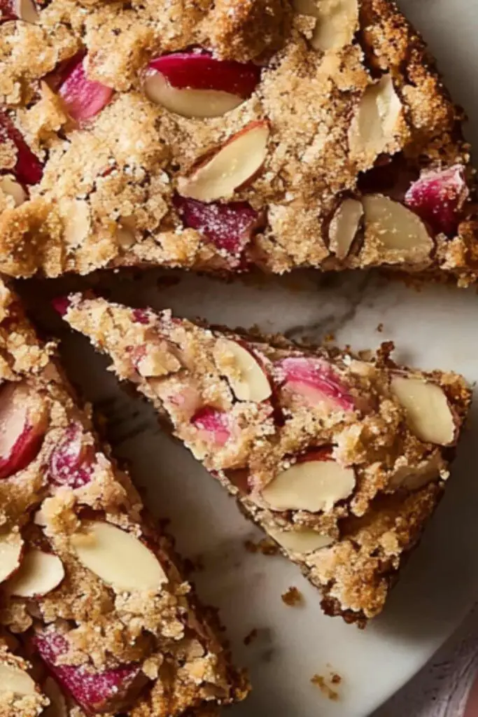 Almond Rhubarb Coffee Cake 4 Almond Rhubarb Coffee Cake