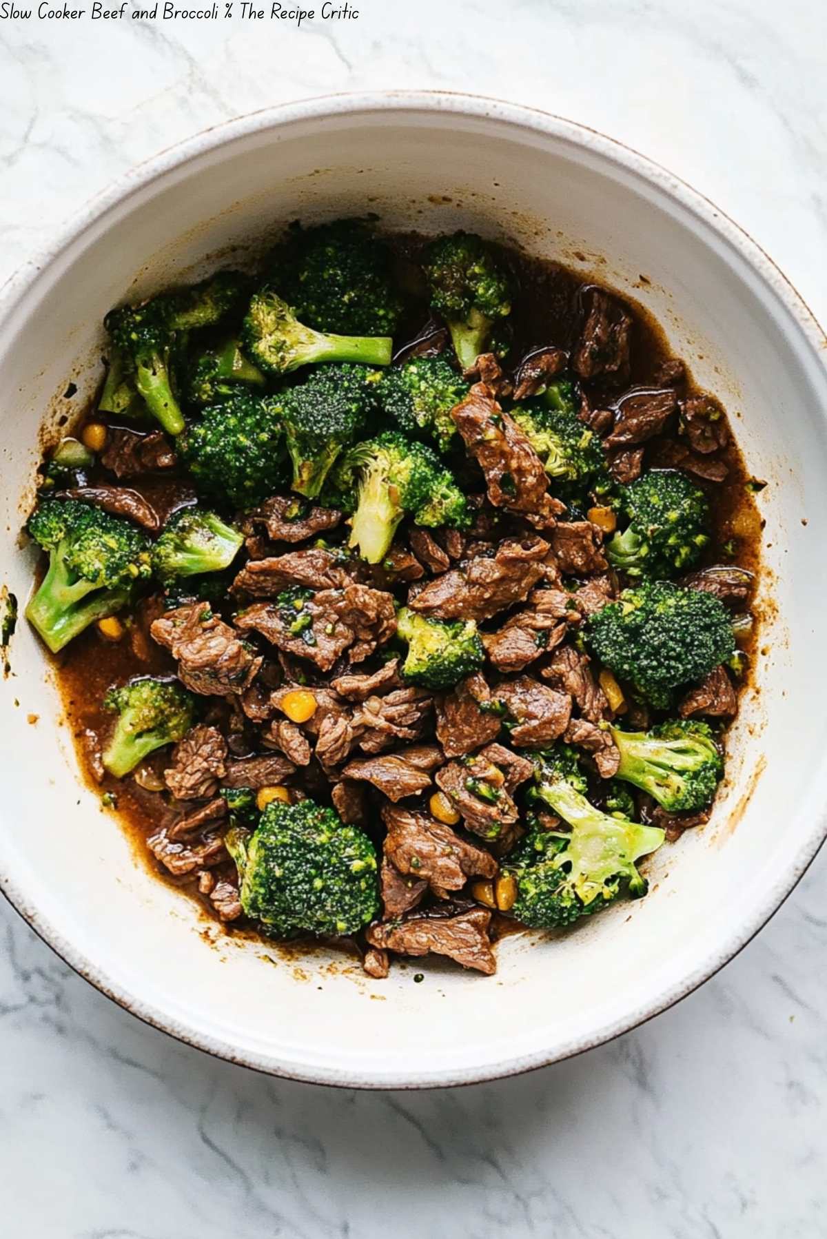 Slow Cooker Beef and Broccoli Recipe by The Recipe Critic