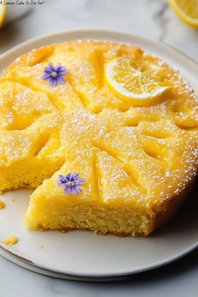 A Lemon Cake to Die for! 4 A Lemon Cake to Die for!