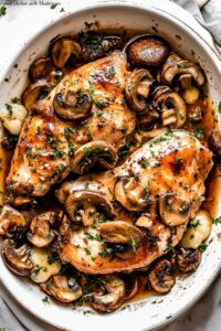 Baked Chicken with Mushrooms
