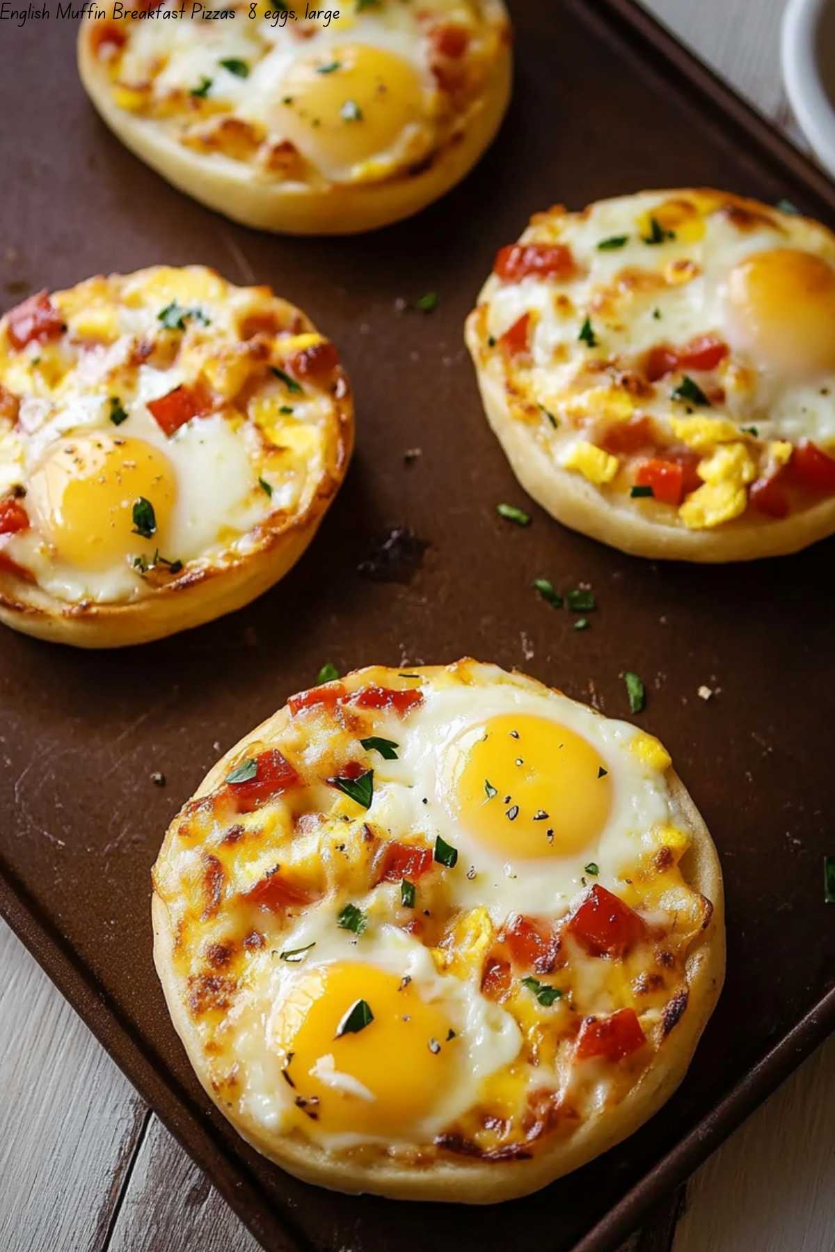 English Muffin Breakfast Pizzas