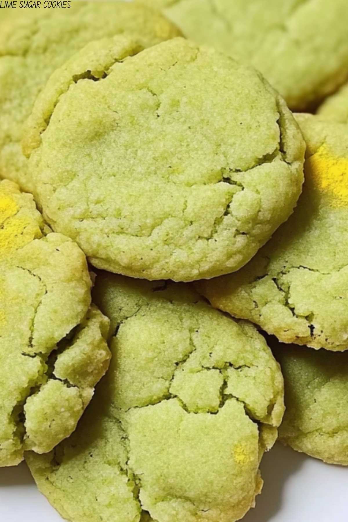 LIME SUGAR COOKIES