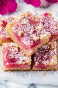 Hibiscus Lemon Bars