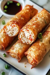 Crab Cake Egg Rolls