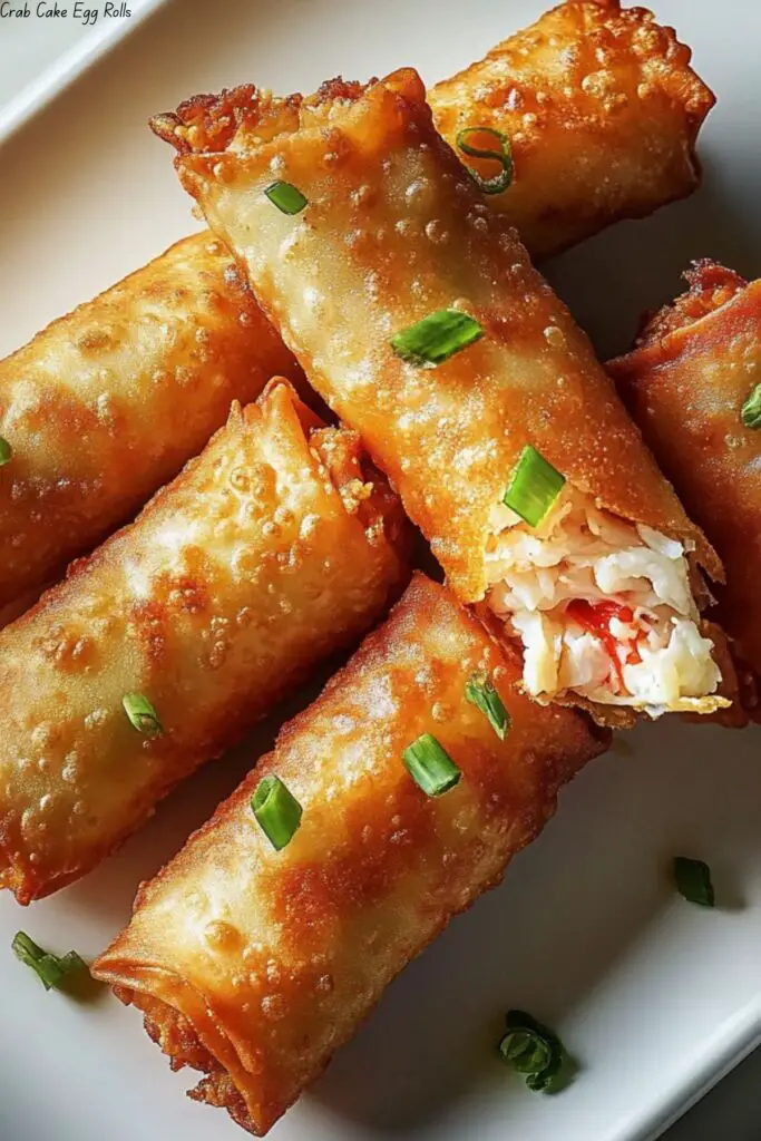 Crab Cake Egg Rolls 4 Crab Cake Egg Rolls