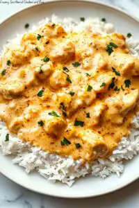 Creamy Smothered Chicken and Rice