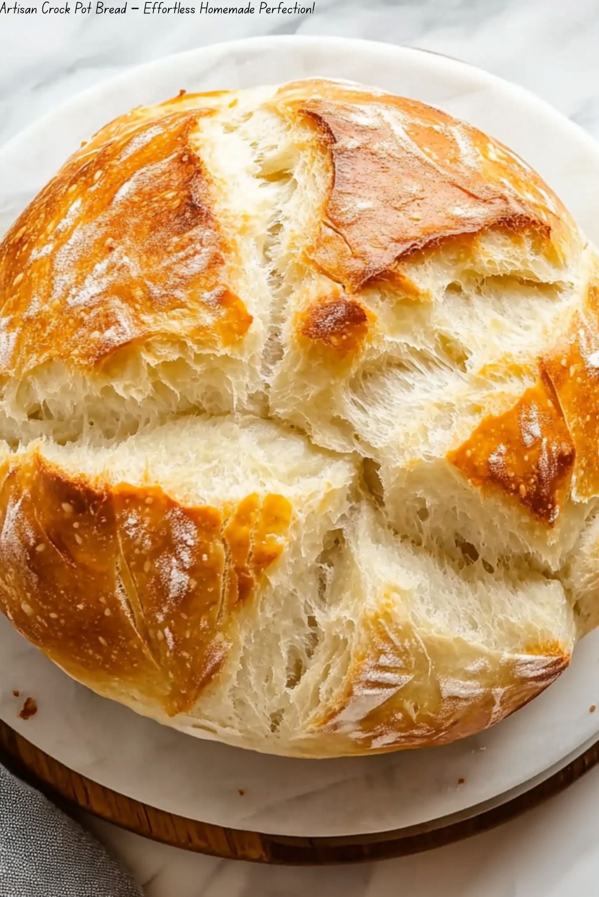 Artisan Crock Pot Bread – Effortless Homemade Perfection!