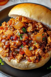 Delicious Cajun Chicken Sloppy Joes