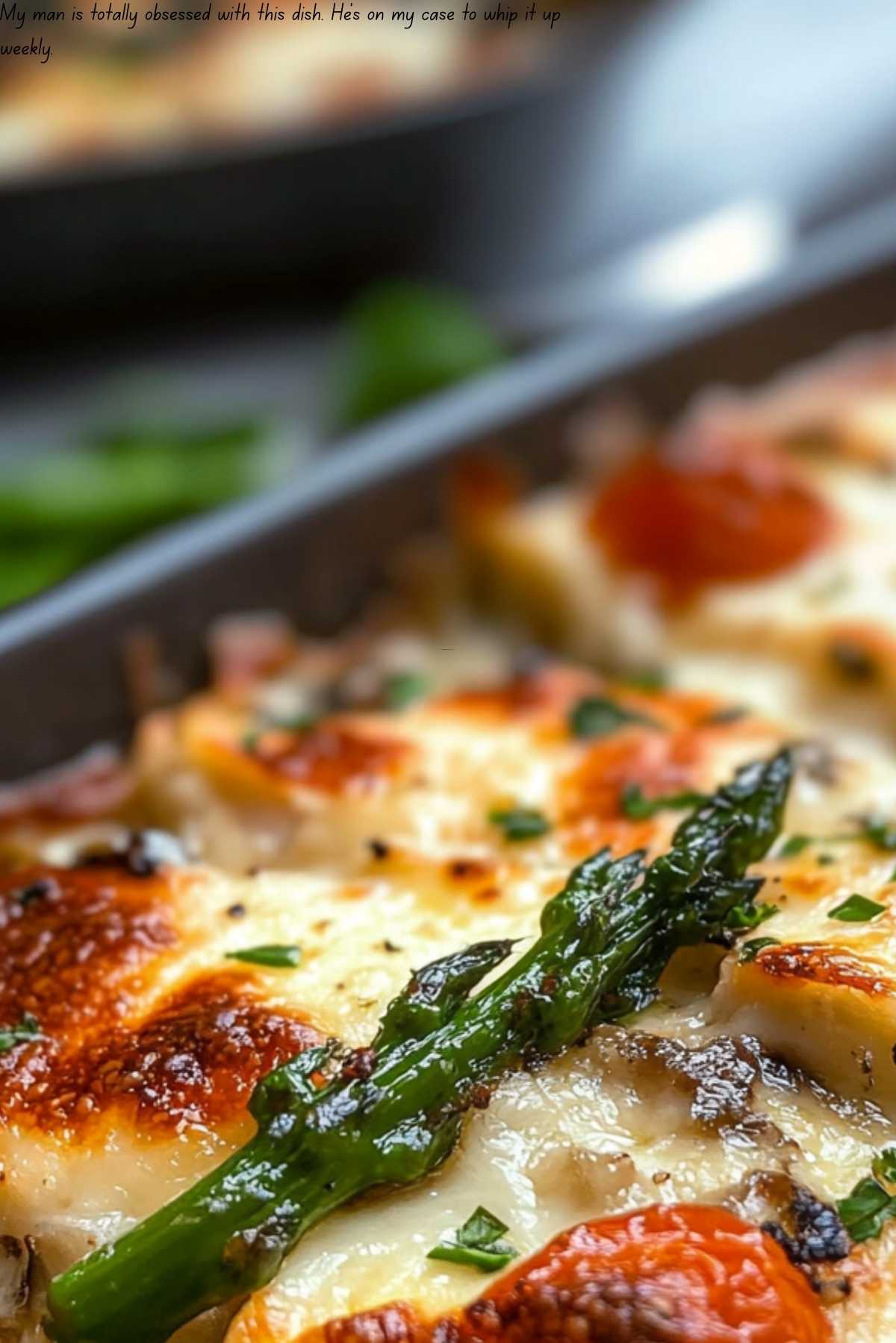 My man is totally obsessed with this dish. He's on my case to whip it up weekly.