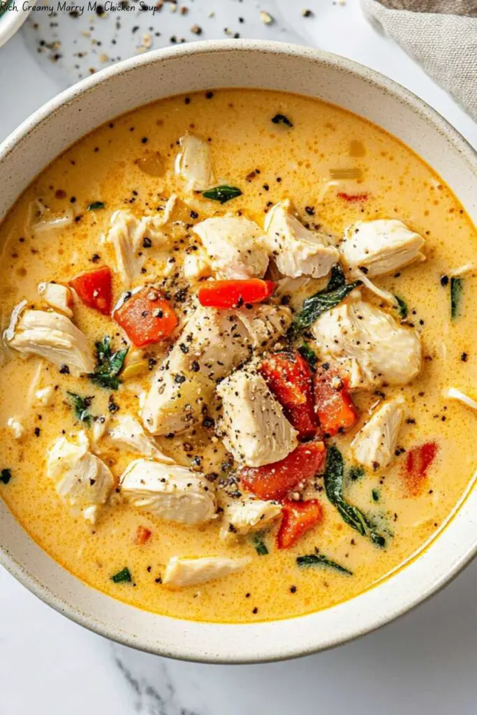 Rich, Creamy Marry Me Chicken Soup 4 Rich, Creamy Marry Me Chicken Soup
