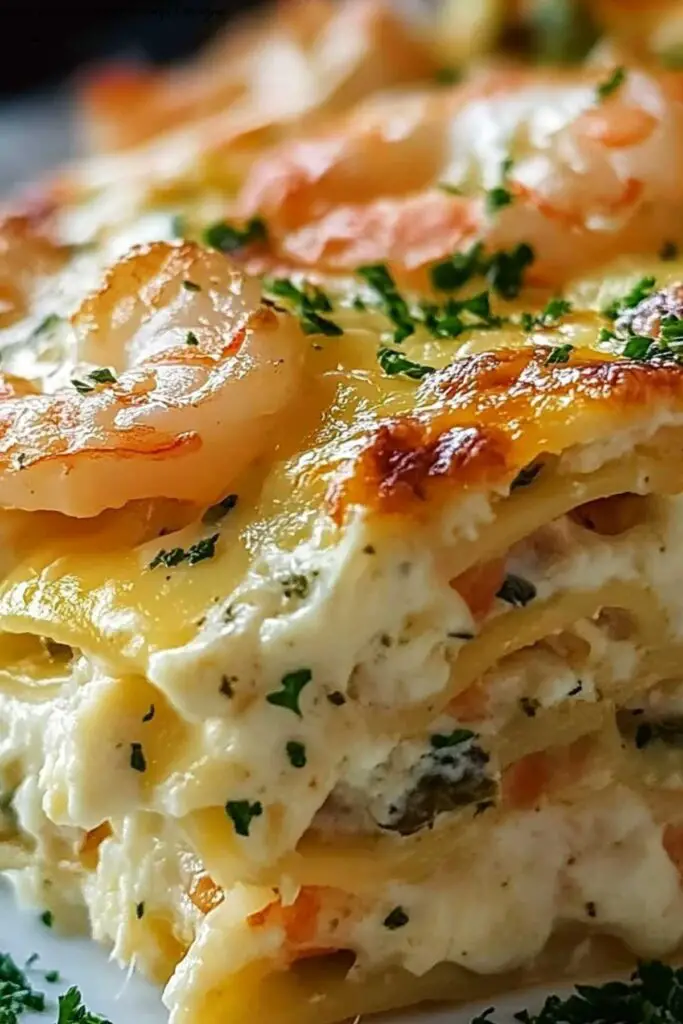 Garlic Butter Shrimp Scampi Lasagna 4 Garlic Butter Shrimp Scampi Lasagna