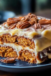Sweet Potato Cinnamon Roll Cake