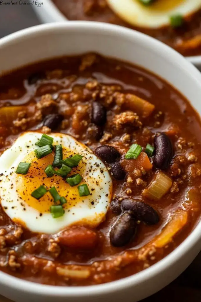 Breakfast Chili and Eggs 4 Breakfast Chili and Eggs
