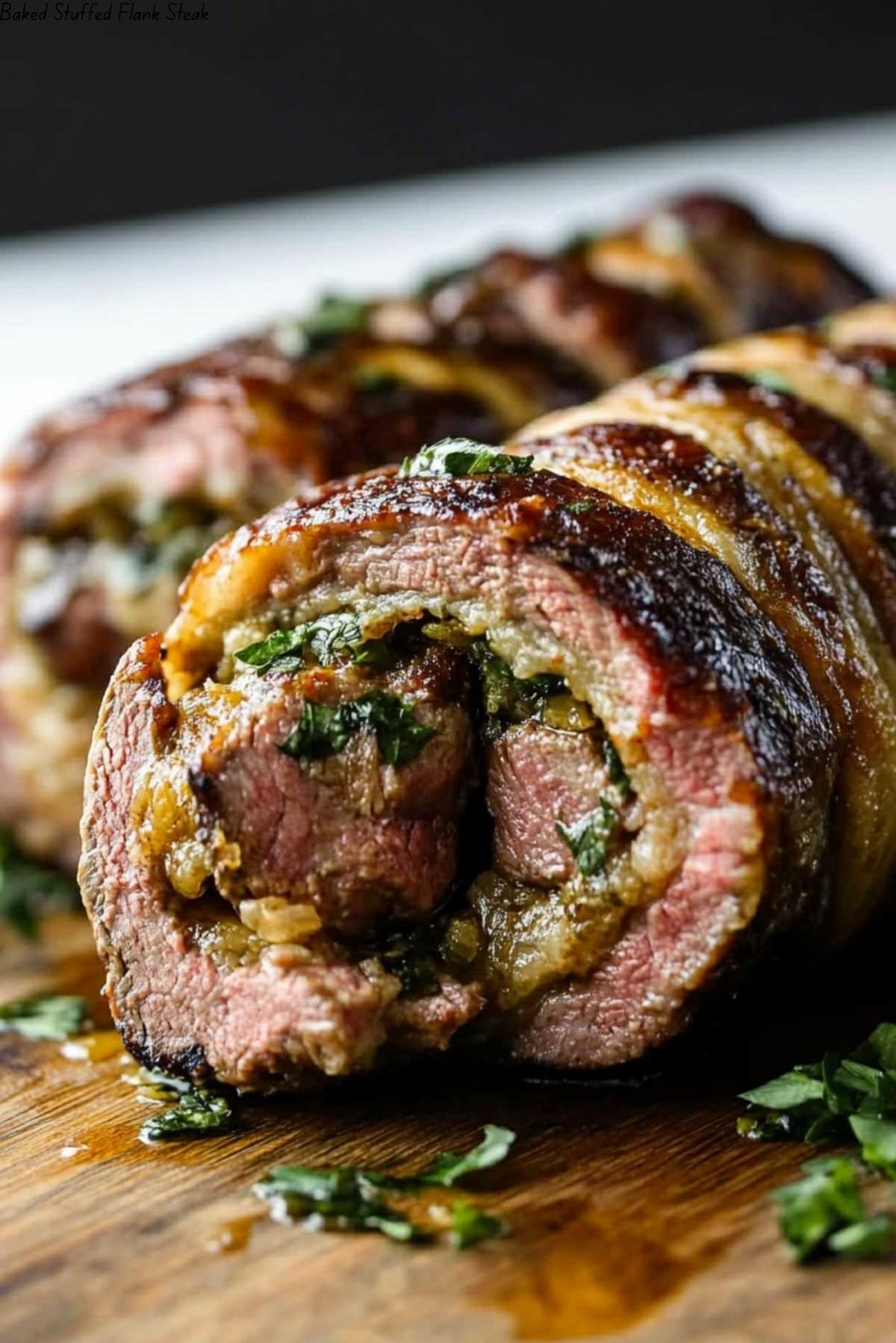 Baked Stuffed Flank Steak