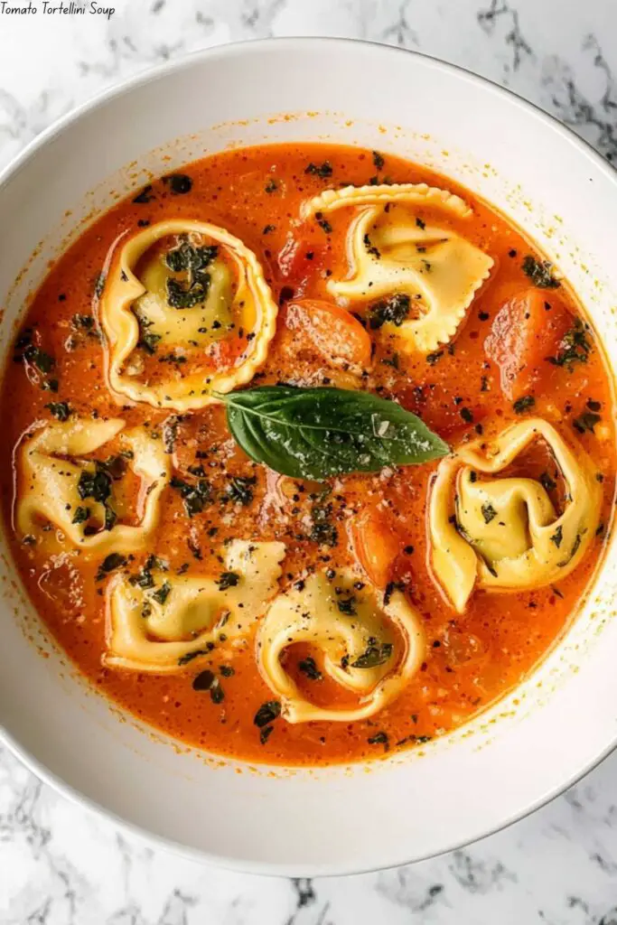 Tomato Tortellini Soup 4 Tomato Tortellini Soup