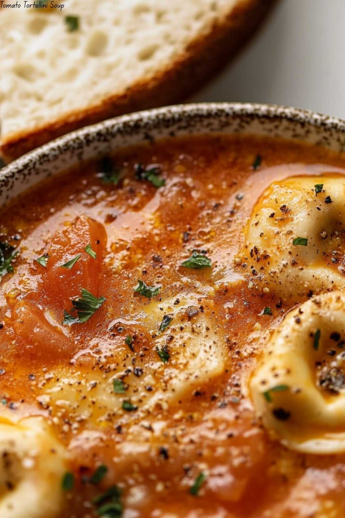 Tomato Tortellini Soup