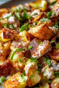 Crispy Smashed Potato Salad