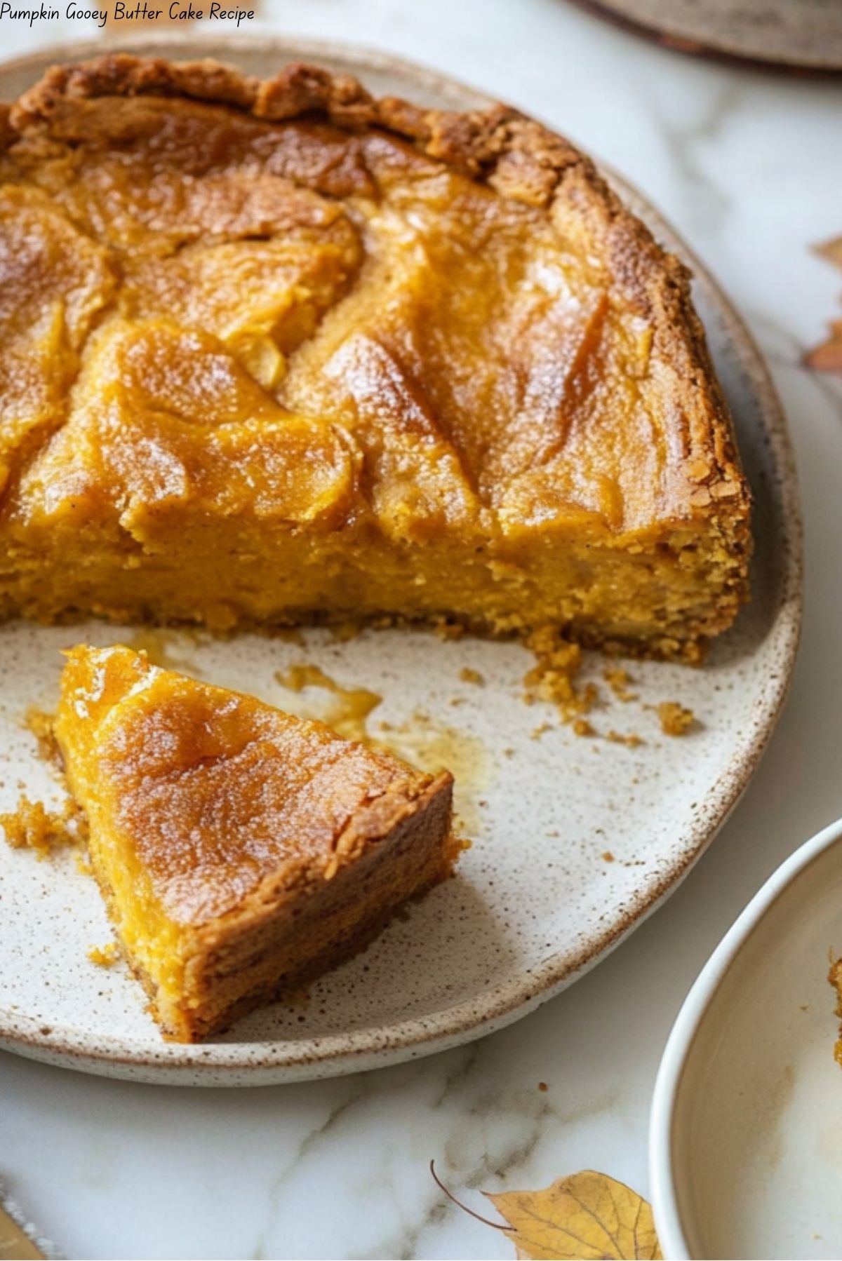 Pumpkin Gooey Butter Cake Recipe