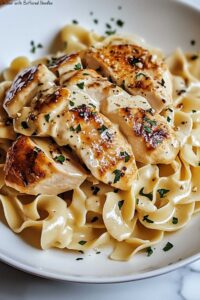 Chicken with Buttered Noodles