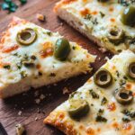 Green Olive Garlic Cheese Bread 5 Green Olive Garlic Cheese Bread