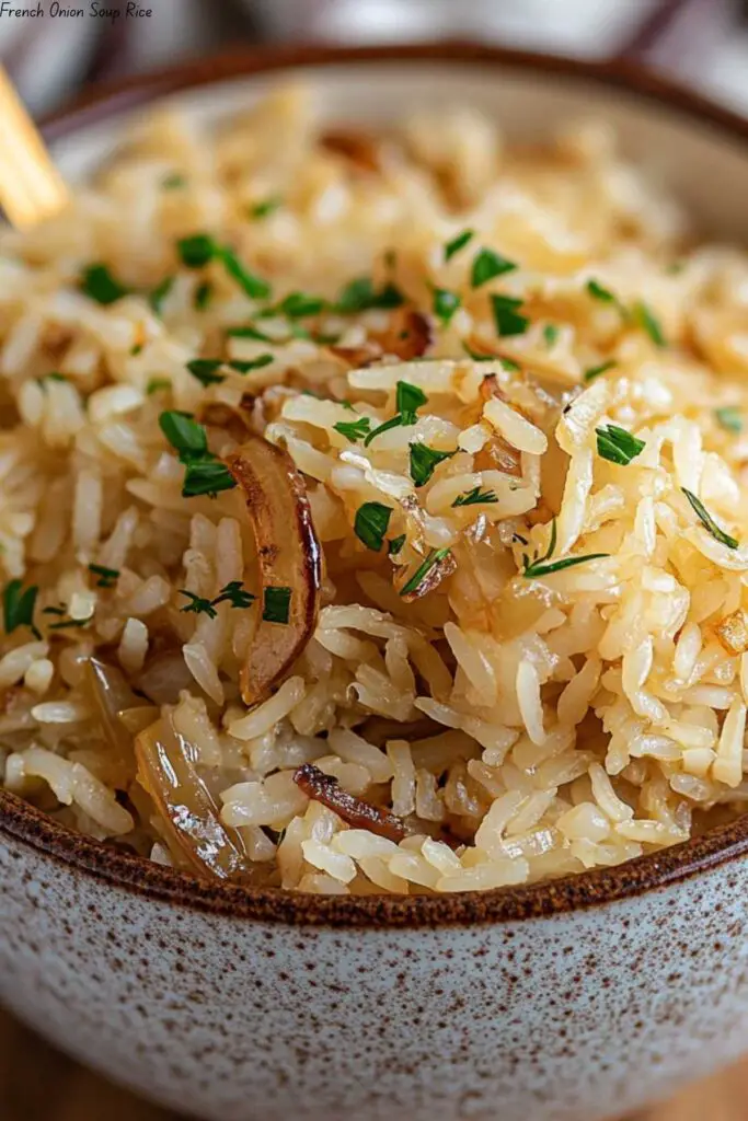 French Onion Soup Rice 4 French Onion Soup Rice