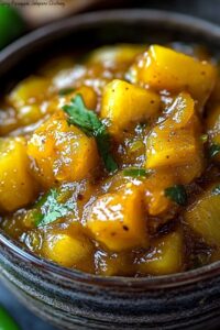 Spicy Pineapple Jalapeño Chutney