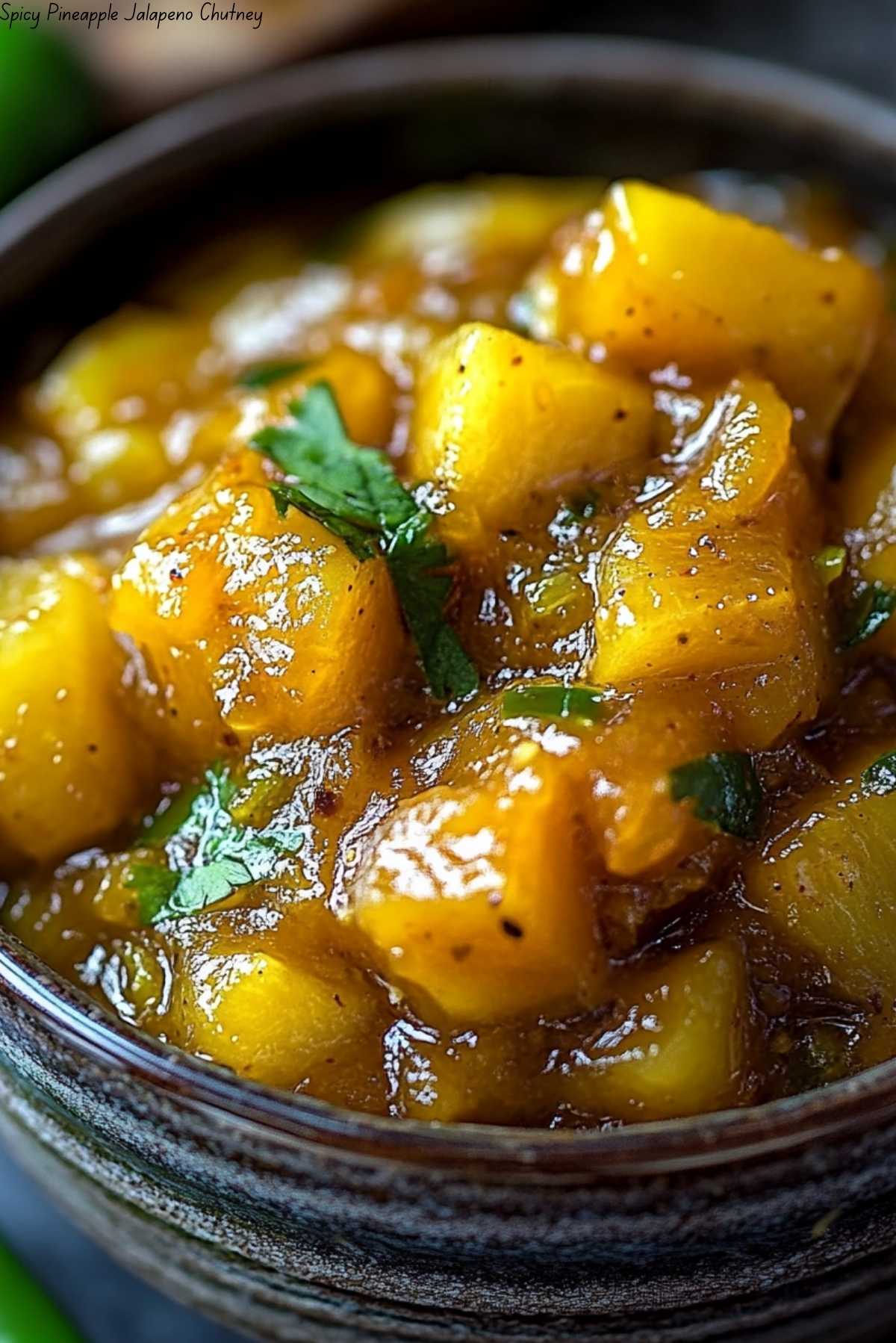 Spicy Pineapple Jalapeño Chutney