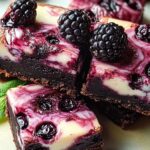 Blackberry Cheesecake Brownies 5 Blackberry Cheesecake Brownies