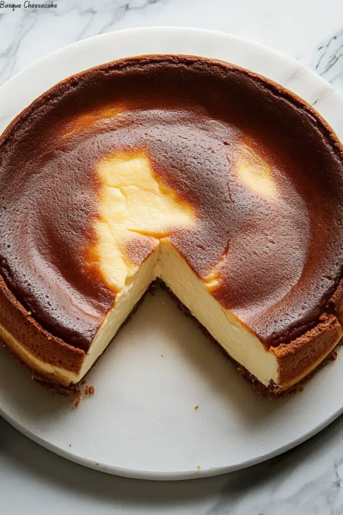 Basque Cheesecake 4 Basque Cheesecake