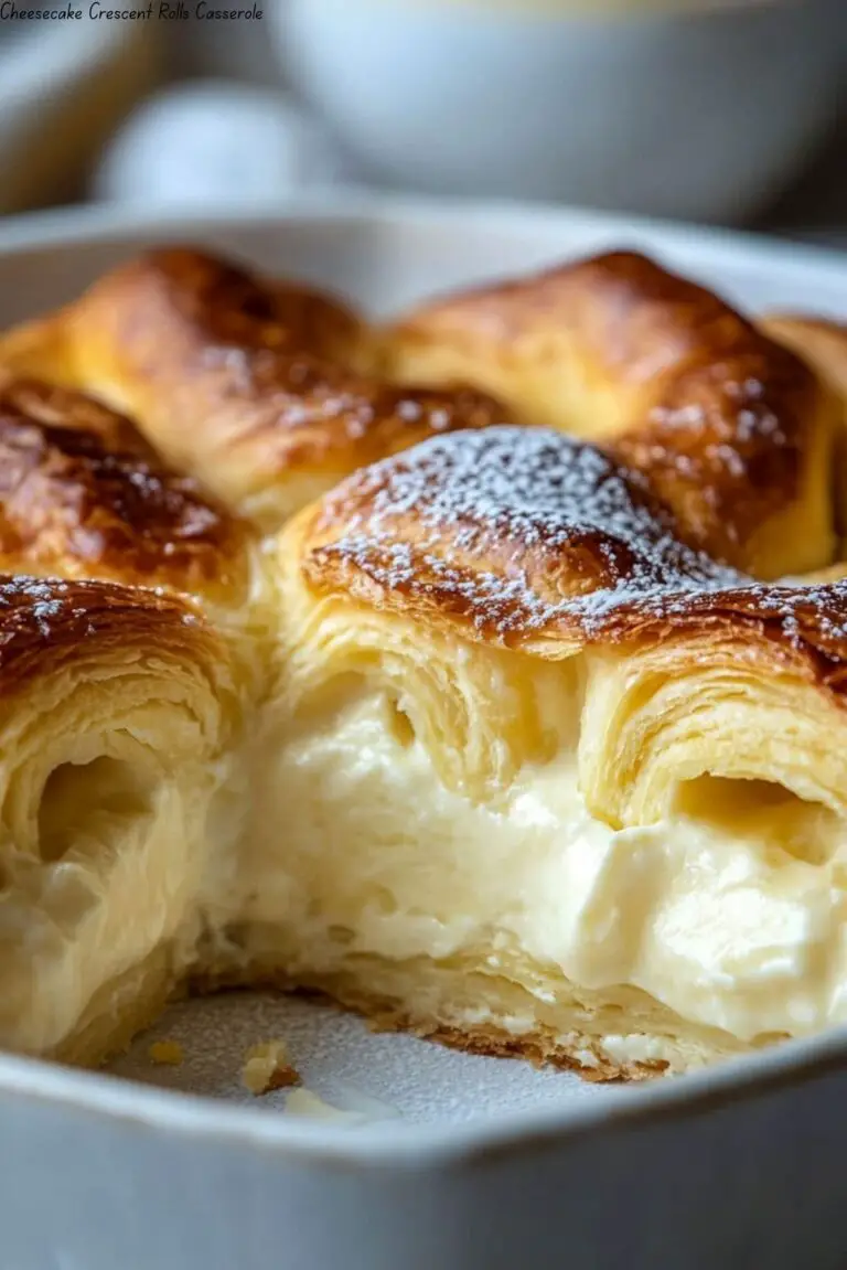 Cheesecake Crescent Rolls Casserole